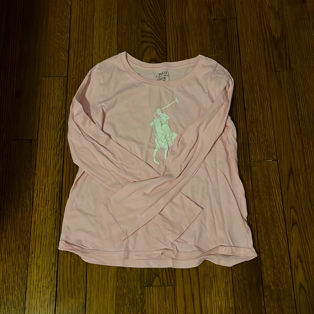 POLO Kids pink Long-Sleeve Shirt